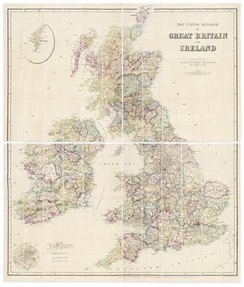 (BRITISH ISLES.) Edward Stanford. The United Kingdom of Great Britain and Ireland. Published Under the Direction of